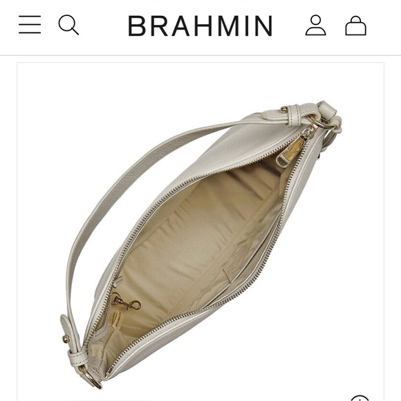 Brahmin Heather Latte Velouria NWT - Picture 4 of 15